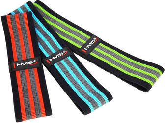 HMS Zestaw Gum Taśm Do Ćwiczeń Hip Band 3 w 1