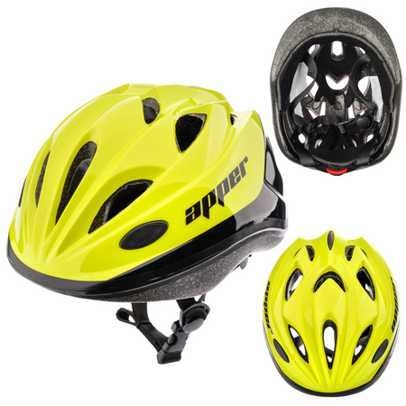 Kask Rowerowy Regulowany Dziecięcy Otwory Wentylacyjne + Zestaw Ochraiaczy