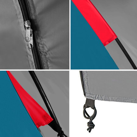 Namiot Kempingowy Turystyczny 4 Osobowy Wodoodporny Filtr UV + Pokrowiec