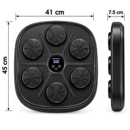 Elektroniczna Tarcza Bokserska Bluetooth Na Ścianę Z Głośnikiem + Rękawice