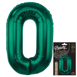 Balon Foliowy Na Urodziny Rocznicę Dekoracja Cyfra 0 85 cm Na Hel GODAN