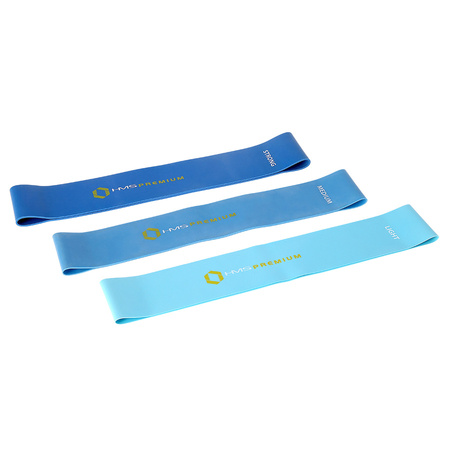 HMS Zestaw 3 Gum Taśm Do Ćwiczeń Fitness Crossfit