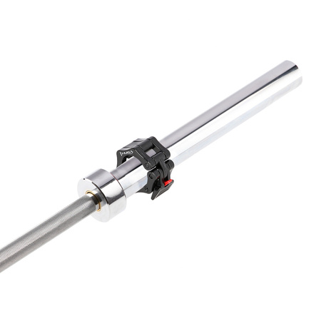 Gryf Prosty Olimpijski Sztanga Z Zaciskami Do Treningu Siłowego 220 cm HMS