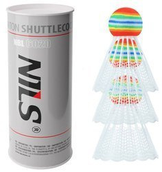 NILS Komplet 3x Lotki Do Gry W Badmintona Nylonowe