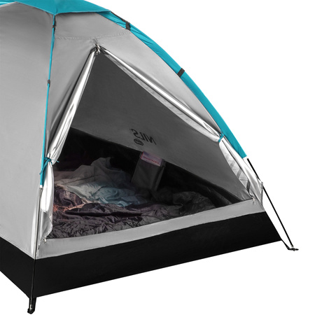 Namiot Kempingowy Turystyczny Na Biwak Wodoodporny 2 Osobowy Pokrowiec NILS