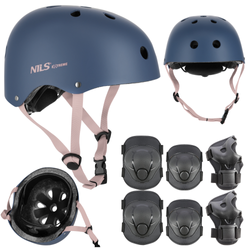 Kask Na Rolki Rower Hulajnogę Regulowany Dla Dzieci Orzeszek + Ochraniacze