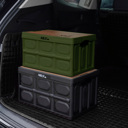 Skrzynia Pojemnik Do Przechowywania Transportowa Modułowa Kempingowa 2w1