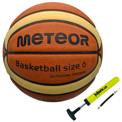 METEOR Piłka Do Koszykówki Kosza Treningowa Rekreacyjna Rozmiar 6