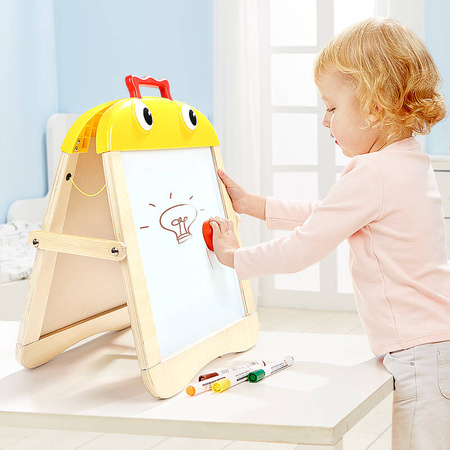 Tablica Dwustronna Magnetyczna Kredowa Suchościeralna Edukacyjna Montessori