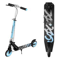 Hulajnoga Składana Regulowana Miejska Klasyczna Dwukołowa Kółka 145 mm