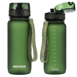 Butelka Sportowa Bidon Na Wodę Z Miarką Tritanowa Z Ustnikiem 650 ml METEOR