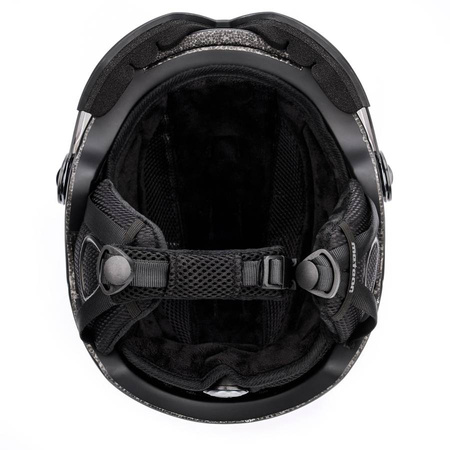 Kask Narciarski Z Szybą Snowboardowy Regulowany METEOR