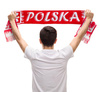 Szalik Kibica Reprezentacji Polski Biało-Czerwony Z Orłem Narodowy 130x20cm