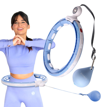 Hula Hop Odchudzające Z Wypustkami i Obciążnikiem + Pas Wyszczuplający Plus Size HMS