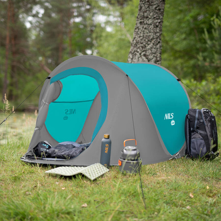 Nils Namiot Samorozkładany Kempingowy Wodoodporny + Filtr UV