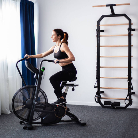 HMS Rowerek Rower Stacjonarny Powietrzny Treningowy Do Ćwiczeń Cardio