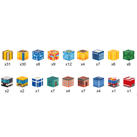 Klocki Magnetyczne Konstrukcyjne Zestaw 140 Elementów Edukacyjne Dla Dzieci