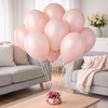 Balony Klasyczne Pastelowe Jasnoróżowe Lateksowe Na Urodziny 12" 100 szt.