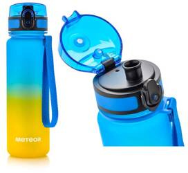 Butelka Sportowa Bidon Na Wodę Z Miarką Tritanowa Z Ustnikiem 500 ml METEOR