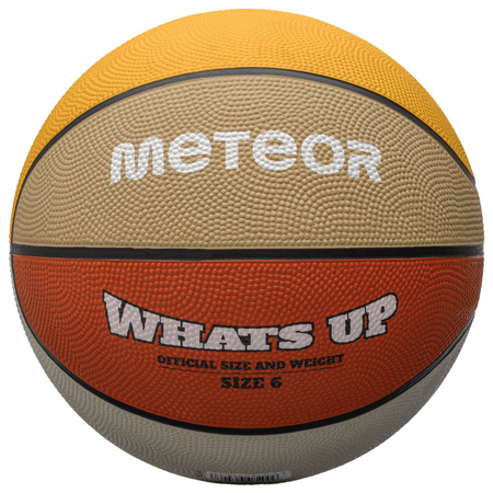 METEOR Piłka Do Koszykówki Kosza Rekreacyjna Koszowa Rozmiar 6 + Pompka