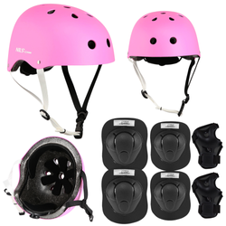 Kask Na Rolki Rower Hulajnogę Regulowany Dla Dzieci Orzeszek + Ochraniacze