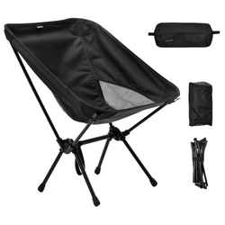METEOR Krzesło Turystyczne Ogrodowe Składane + Pokrowiec