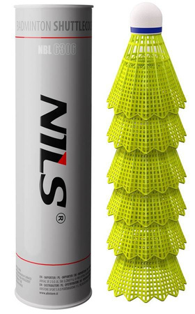 Zestaw 2 Rakiety Rakietki W Pokrowcu + 6 Lotek Do Gry W Badmintona NILS