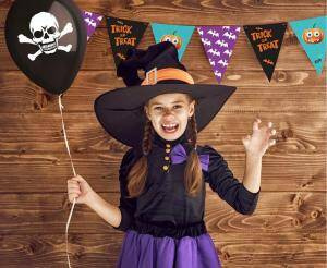 Girlanda Na Halloween Baner Papierowy Ozdobna Dekoracja 250 cm GODAN