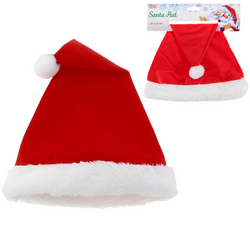 Czapka Świętego Mikołaja Gwiazdora Z Pomponem Przebranie Na Święta GODAN