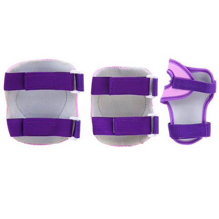 Kask Regulowany Orzeszek + Ochraniacze Zestaw Na Rolki Rower Hulajnogę NILS