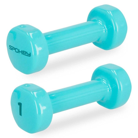 SPOKEY Hantle Hantelki Żeliwne Pokryte Winylem 2x1 kg