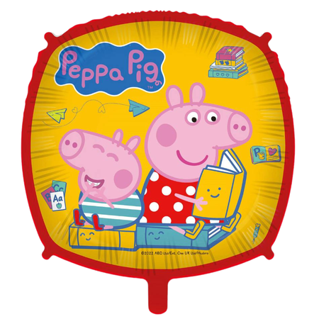 Balony Foliowe Peppa Pig Na Przyjęcie Imprezę Dla Dziecka 18" Zestaw 3 szt.