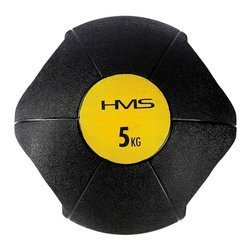Piłka Lekarska Rehabilitacyjna Do Ćwiczeń Crossfit Treningu 5 kg HMS