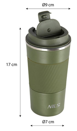 Kubek Termiczny Termos Turystyczny Stalowy Butelka Na Kawę Herbatę 510 ml