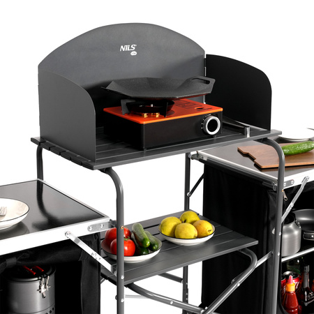 Szafka Turystyczna Kempingowa Ogrodowa Składana Przenośna Wolnostojąca NILS