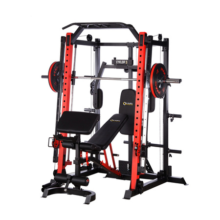 HMS Wielofunkcyjny Atlas Suwnica Smitha + Ławka Do Ćwiczeń