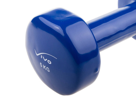 VIVO Zestaw Hantli Hantelek Winylowych 2x5 kg