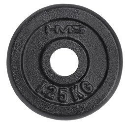HMS Obciążenie Żeliwne Talerz Olimpijski Na Gryf Sztangę 1,25 kg