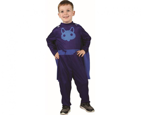 Strój Kostium Przebranie Kombinezon + Peleryna Superbohater Na Karnawał