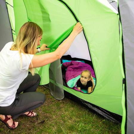 NILS Duży Namiot Turystyczny Ogrodowy 6 Osobowy + Pokrowiec