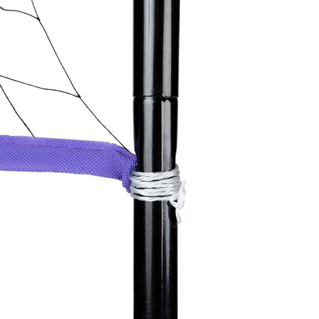 NILS Siatka Do Gry W Badmintona Siatkówkę 620 cm + Stelaż W Pokrowcu