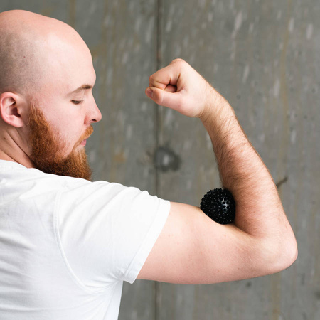 Piłeczki Z Kolcami Do Masażu Rehabilitacji Piłki Sensoryczne Jeżyki 4 szt.