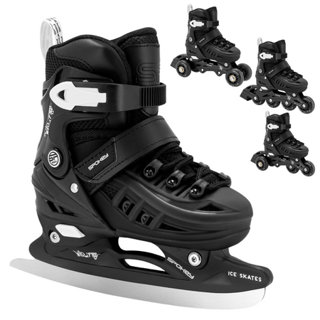 Łyżworolki 4w1 Rolki Rekreacyjne Łyżwy Regulowane Wrotki Rolko-Wrotki