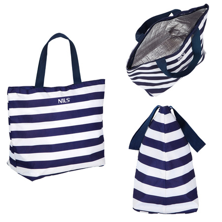 NILS Torba Termiczna Plażowa Piknikowa Na Lunch Z Termoizolacją Na Ramię 32 L