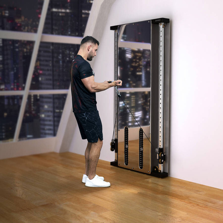 HMS Brama Przyścienna Podwójna Treningowa Do Ćwiczeń Ze Stosem