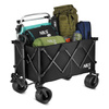 Wózek Turystyczny Plażowy Transportowy Kempingowy Składany Z Uchwytem 180 L