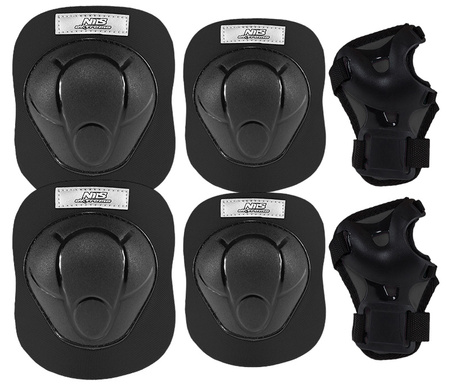 Kask Regulowany Orzeszek + Ochraniacze Zestaw Na Rolki Rower Hulajnogę NILS
