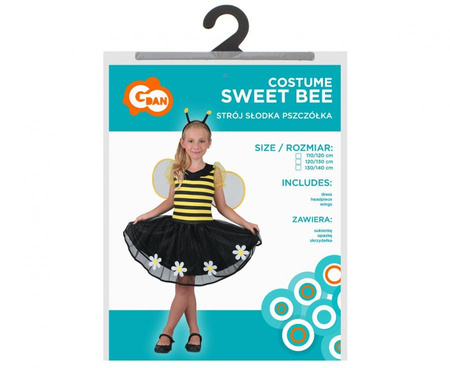 Kostium Przebranie Dla Dziewczynki Pszczółka Strój Na Bal Karnawał GODAN