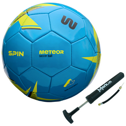 Piłka Nożna Meczowa Treningowa Rekreacyjna Na Trawę Halę Rozmiar 4 + Pompka