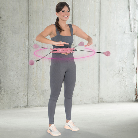 HMS Hula Hop Odchudzające Z Wypustkami i Obciążnikiem + Pas